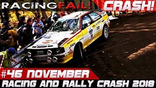 Racing and Rally Crash Compilation  Fails of the Week 46 November 2018 [upl. by Adlesirc]