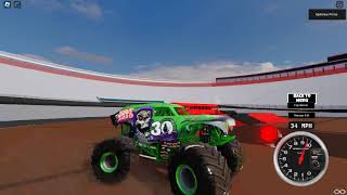 Grave digger 30th anniversary green freestyle [upl. by Baten]