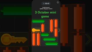 Hamster Kombat mini game 3 October mini game video viral [upl. by Abel527]