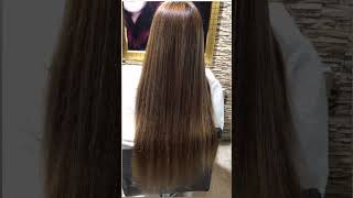 Babylights hair streaks on normal hair tone 👱‍♀️haircolorideashaircolorproductshaircolortips [upl. by Biebel474]