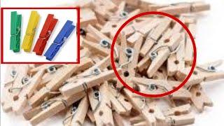 Youll Never Throw Away Clothespins Again They Dont Want You to Know This Secret [upl. by Noseyt]