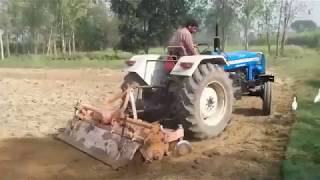 MUKABLA 4455 60 HP powertrac vs Massey 245 Di 50 HP tractor me [upl. by Hymie985]