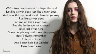 Birdy  Just Like A River Does Lyrics Video [upl. by Jerz12]