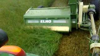 cutting doublechop silage [upl. by Rozelle]