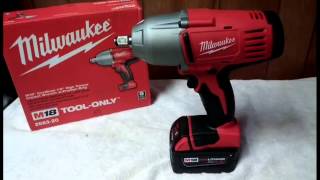 Milwaukee M18 Impact Wrench 2663 Review [upl. by Repsihw]