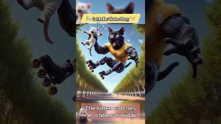 CAT rollers skater story 😭🥺 freefire raistar freefiremax cat art music digitalart animation [upl. by Urissa]