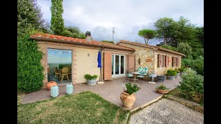 Rustico in Toscana con Oliveto e Vista sul Mare  Farmhouse in Tuscany with Olive Grove and Sea View [upl. by Artap]