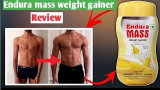 Endura mass banana flavour review  Endura Mass Chocolate Flavour  endura mass weight gainer 😮 [upl. by Asiek78]