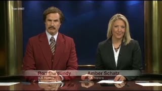 Ron Burgundys real life newscast [upl. by Yarak742]