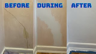 How to Fix a Plaster Wall Crack [upl. by Buller]