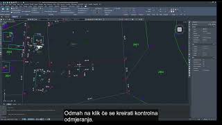 GEOPLUSZWCAD  Kreira kontrolna odmjeranjafrontove unutar plotpmp [upl. by Ecirtap152]