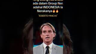 Roberto Mancini Said robertomancini timnasindonesia asianqualifiers viralvideo football [upl. by Navaj]