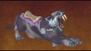 Darkshore Warfront Mounts Kaldorei Nightsaber Mount Darkshore BFA WoW Retail Dragonflight [upl. by Alletsyrc]