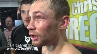 Carl Frampton vs Alejandro Gonzalez Post Fight Interview PBC on CBS [upl. by Che317]