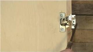 Home Help  How to Adjust EuropeanStyle Cabinet Door Hinges [upl. by Lacagnia746]