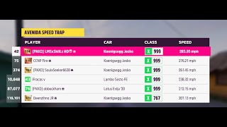 Avenida Speed Trap 3 Star and Top 50  Forza Horizon 5 [upl. by Asyram824]