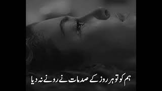 Hum ko ronay na dia I Best Urdu Poetry amp Inspirations I Slickers DIARY [upl. by Yrennalf107]