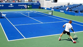 Andrey Rublev HUGE Forehand Slow Motion [upl. by Derfliw395]