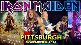 Iron Maiden  Pittsburgh  November 8 2024  PPG Paints Arena Time Stamps in Description [upl. by Mirabelle]