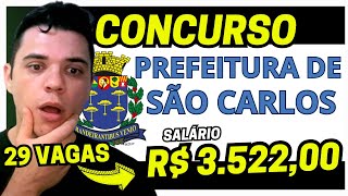 CONCURSO AGENTE DE TRÂNSITO SÃO CARLOS 2024 [upl. by Weide]