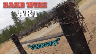 Creating Valuable Art from Old Barb Wire [upl. by Cindee]