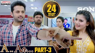 A AA Hindi Dubbed Movie Part 3  Nithiin Samantha Anupama Parameshwaran  Trivikram [upl. by Anaimad127]