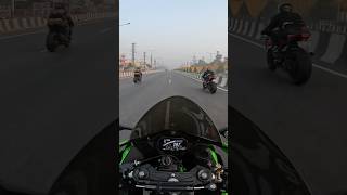 zx10r vs cbr 1000rr fireblade drag race race honda kawasaki zx10r cbr1000rr [upl. by Jareen]