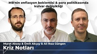 Kriz Notları MBnin enflasyon beklentisi amp para politikasında kulvar değişikliği [upl. by Nur534]