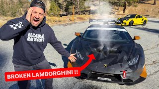 DISASTER STRIKES MY LAMBORGHINI DURING HILL CLIMB WITH HOONIGAN … SEND HELP [upl. by Knuth]