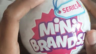 Opening Mini Brands 5 Surprise Series 4  Part 1  Little but Fun [upl. by Dolloff795]