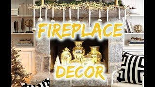 FIREPLACE MANTEL DECORATING IDEAS BY SEASON🎁🎄 [upl. by Winonah]