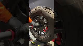 Tesla Cybertruck wheel balancing howto didyouknow tireshop tireservice wheels tires [upl. by Ban]