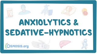 Pharmacology Neuroscience 1 Module  Sedative amp Hypnotics amp anxiolytics [upl. by Nolad]