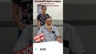 Best spine surgery Cervical spine ahmedabad spine magic paralysis shorts [upl. by Anastassia]