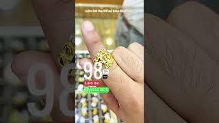 Flower ring of 22K for 98KD andhrajewellery kuwaitgoldprice gold subscribe jewellery rings [upl. by Farleigh844]