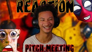 DEADPOOL PITCH MEETING REACTION  RYAN GEORGE  SCREEN RANT  DEADPOOL  WOLVERINE [upl. by Naraa]