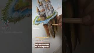 PINTURA EM GIZ PASTEL SECO  GIZ PASTEL OLEOSO  SOFT PASTELS  COMO PINTAR PAISAGEM EM GIZ PASTEL [upl. by Tortosa]