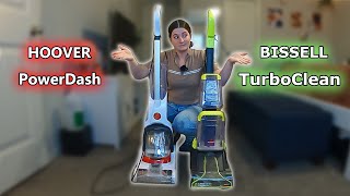 Hoover VS Bissell Carpet Cleaner Comparison [upl. by Nirmak]