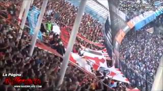 Hinchada de River copando el Cilindro [upl. by Enilav]