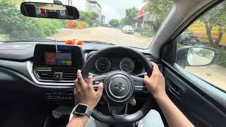 Baleno delta MT 2023 Drive POV part2 Raw footage [upl. by Siuqaj]