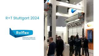 Rolflex presented the Compact door at the RT Stuttgart [upl. by Ennaitak411]