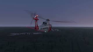 XPlane 11 Sikorsky Helicopter with Coast Guard Livery [upl. by Gnaht]