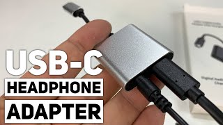 USBC 35mm Headphone Adapter and Type C Splitter [upl. by Llenyl220]