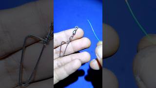 How To Tie Snap Swivel  Fishing Knot Tutorial [upl. by Yemarej]