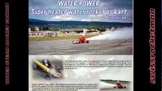 Water steam rocket gokart 1988mp4 [upl. by Eduard414]