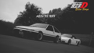 Initial D Extra Stage EP09 AE86 vs NSX [upl. by Tella12]