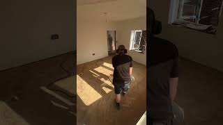 Parquet resto 🫶🏽 building contruction timelapse home satisfying builder [upl. by Noah]