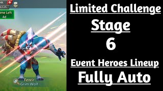 Lords mobile Grim Wolf Limited Challenge Stage 6 Fully AutoLords mobile Bloodllust stage 6 auto [upl. by Ramaj]