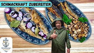 Der Hering und die zwei Rezepte Einfach Braten amp Einlegen [upl. by Halette]