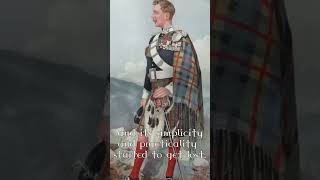 Clan tartans are a Victorian invention highlander scottishhistory kilt scotland [upl. by Terina448]